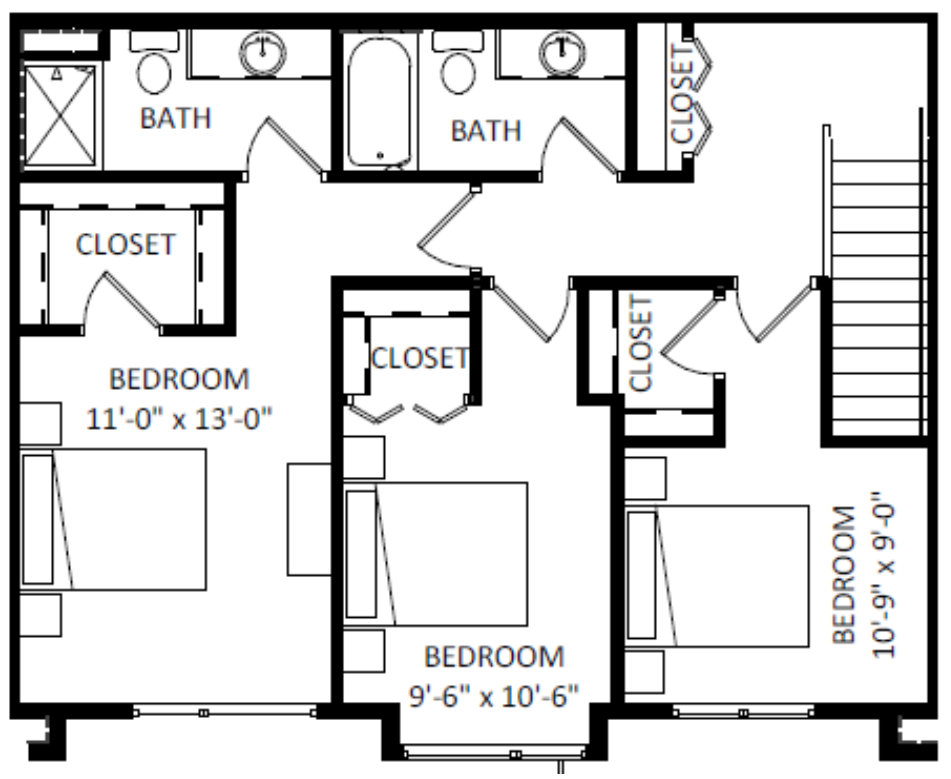 313Floor plan Townhome 2nd floor.PNG